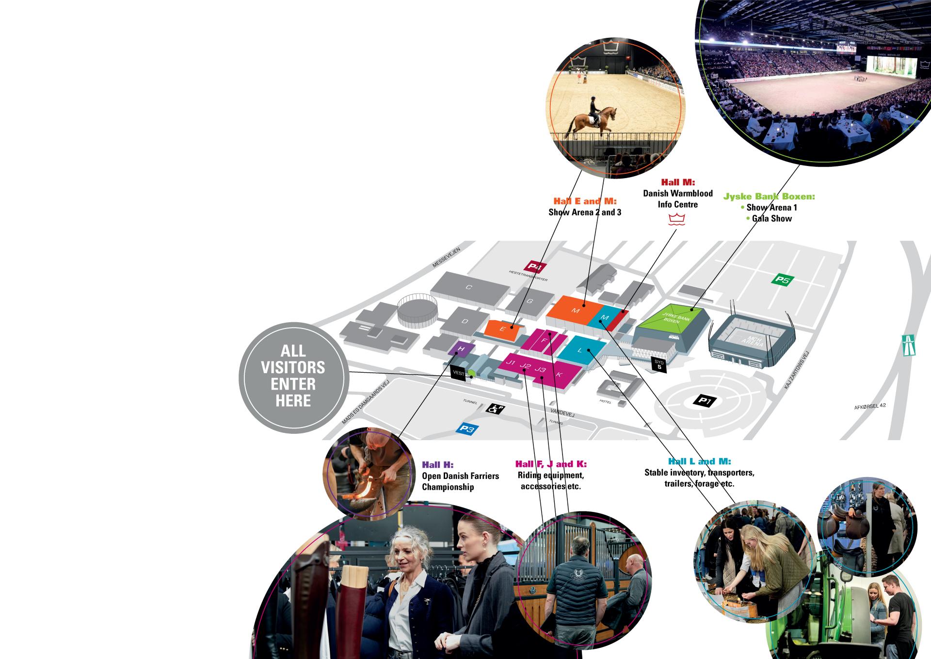 Haloversigt over Hest og Rytter messen