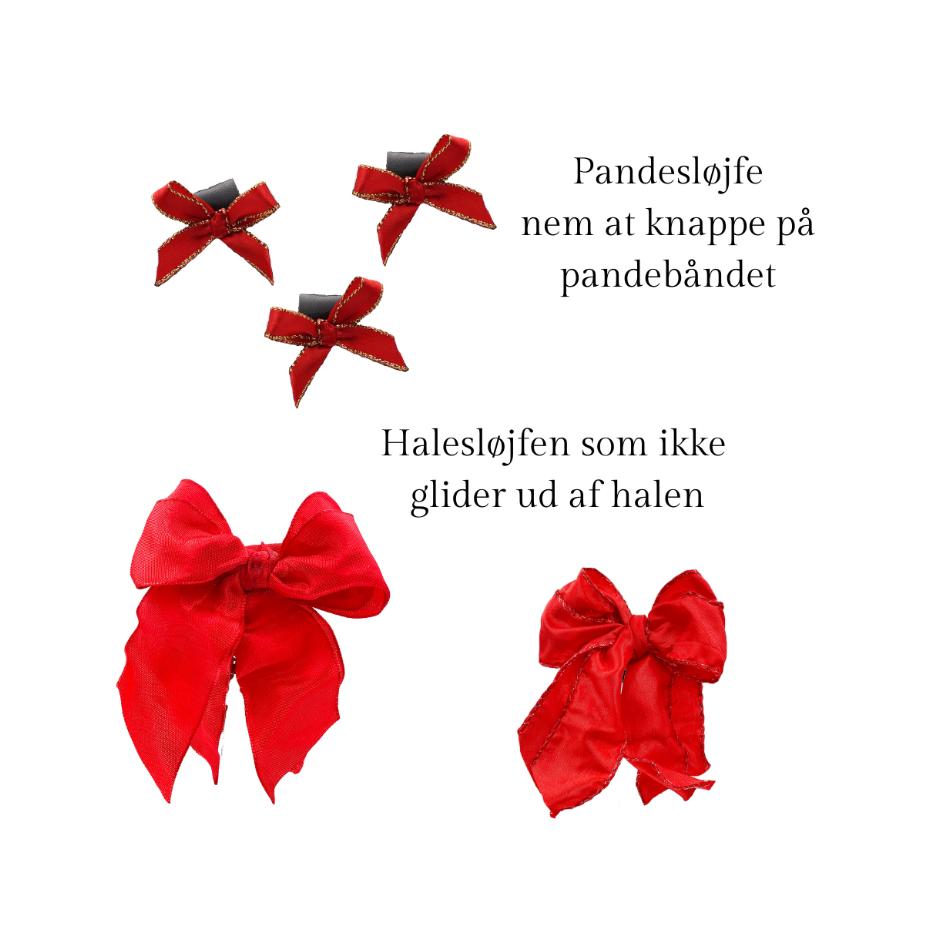 Tail bows and forehead bows