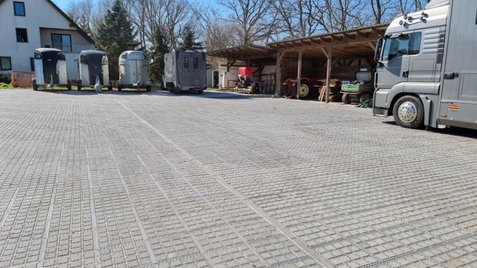 TTE for Parking spaces, road and logistic areas